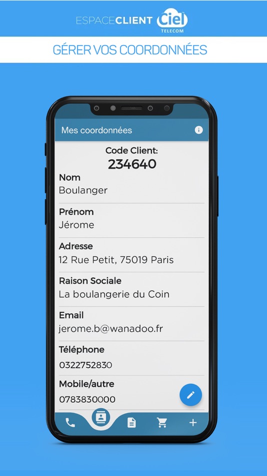 #4. Ciel Telecom Espace Client (iOS) By: Ciel Telecom