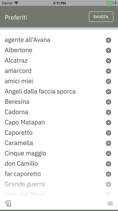 Parole per ricordare Screenshot
