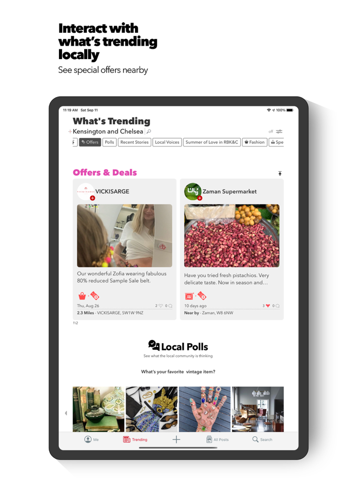 Chorus Whats Trending Locally
