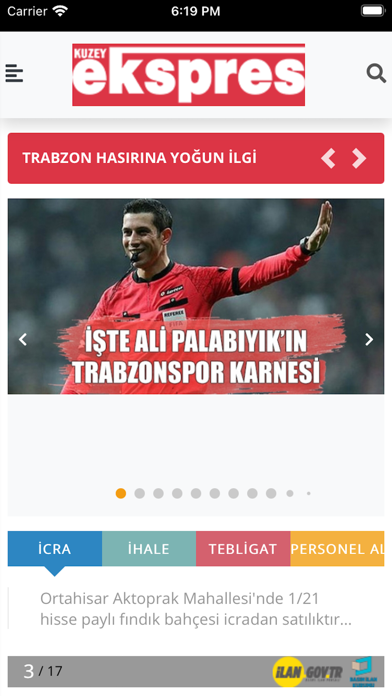 Kuzey Ekspres Gazetesi Screenshot