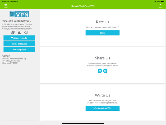 Remote WorkForce VPN