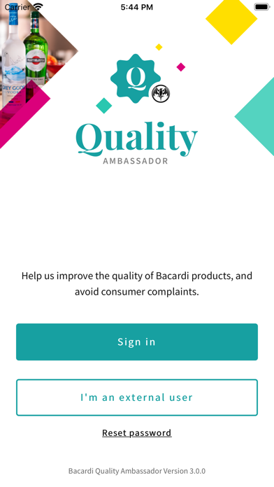 Bacardi Quality Ambassador Screenshot
