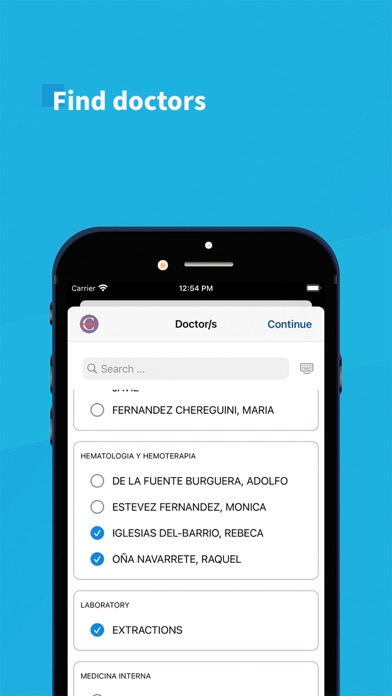 MD Anderson Madrid Screenshot