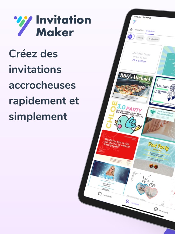 Screenshot #4 pour Invitation Maker by Desygner