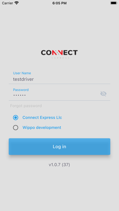 ConnectCo Driver Screenshot