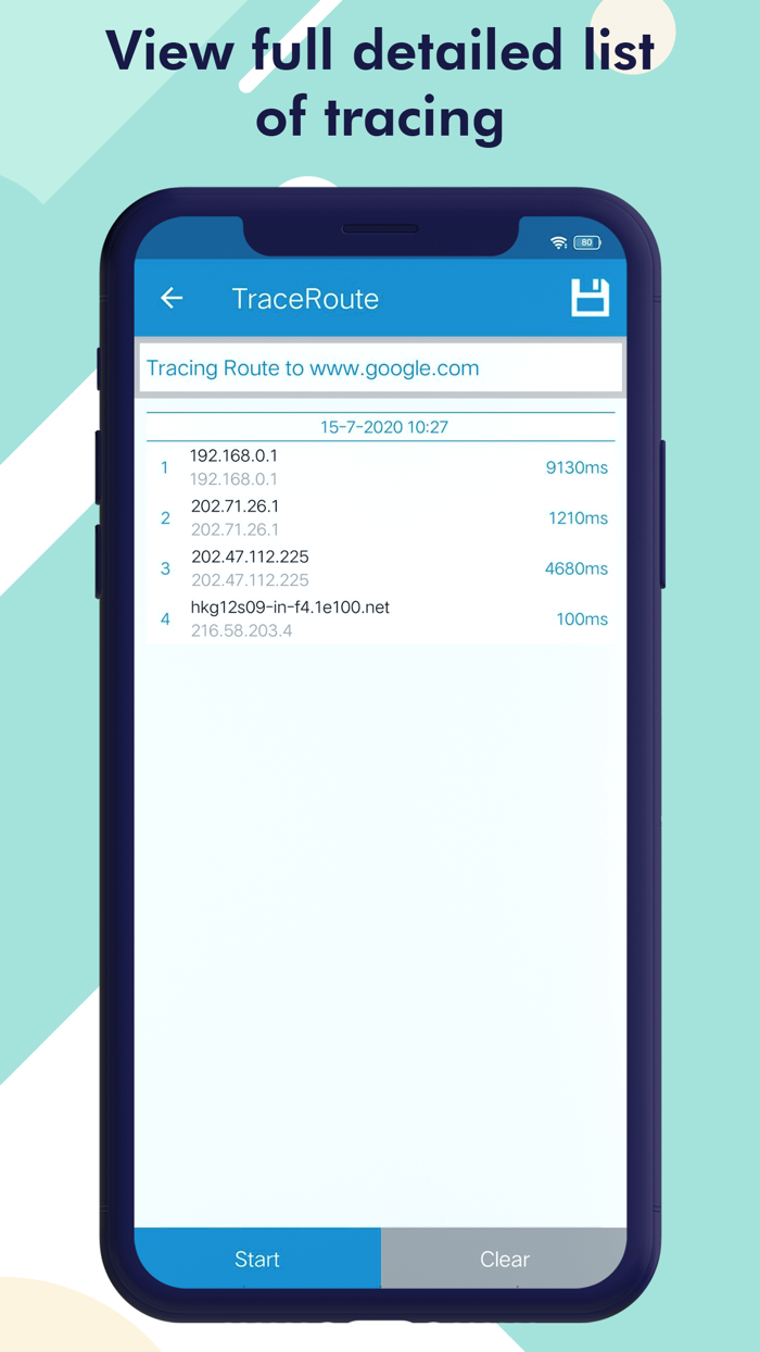 Ping and Trace Route