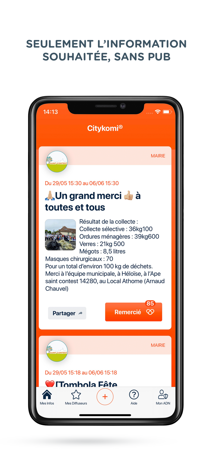 Citykomi® alerte en temps réel