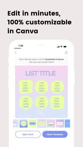 Game screenshot Kwote Templates for Canva hack