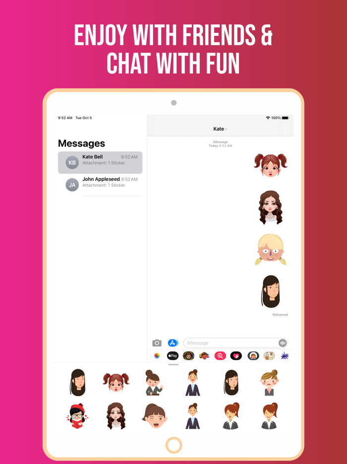 Girls Expression Emoji