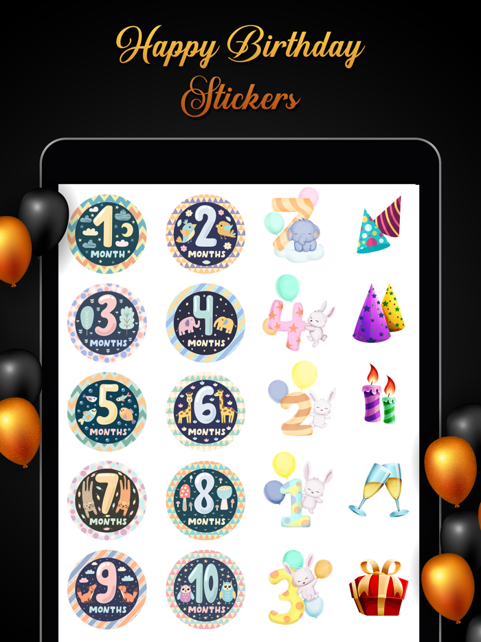 Birthday Stickers