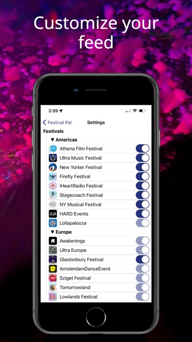Festival Pal Screenshot