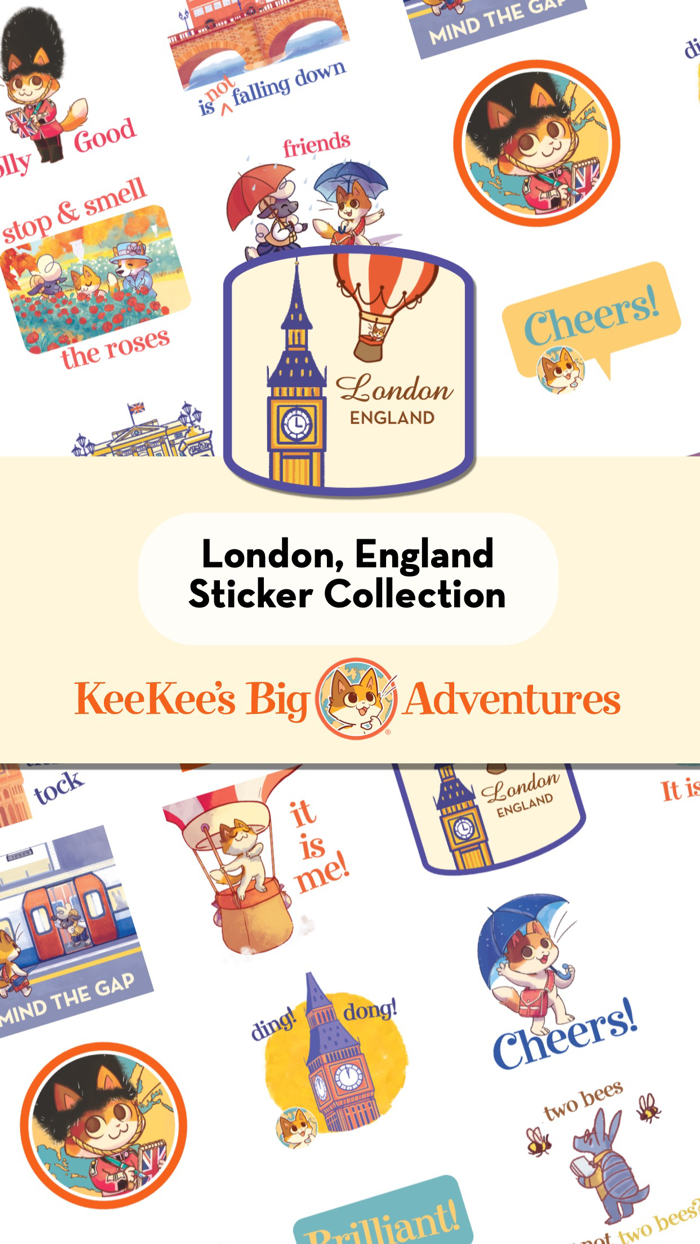 KeeKee London Stickers