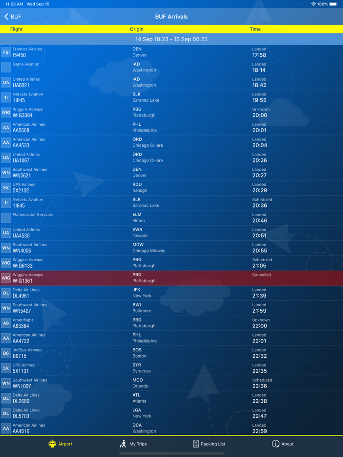 Buffalo Airport Info  Radar