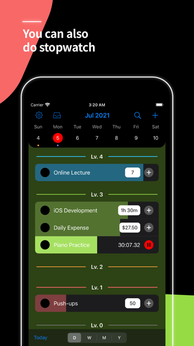 Level Trackers Screenshot