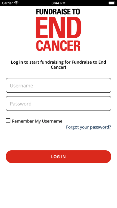 Fundraise to End Cancer Screenshot