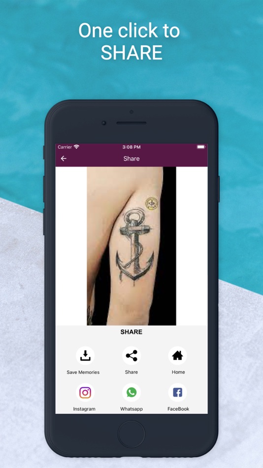 #6. Tattoo World-Creator & Editor (iOS) Podle: Minh Quyen Chun