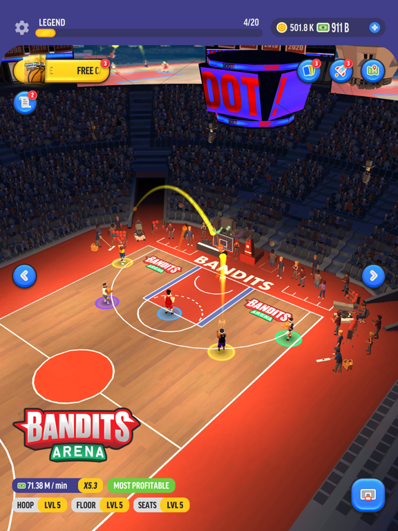 Screenshot #5 pour Basketball Legends Tycoon