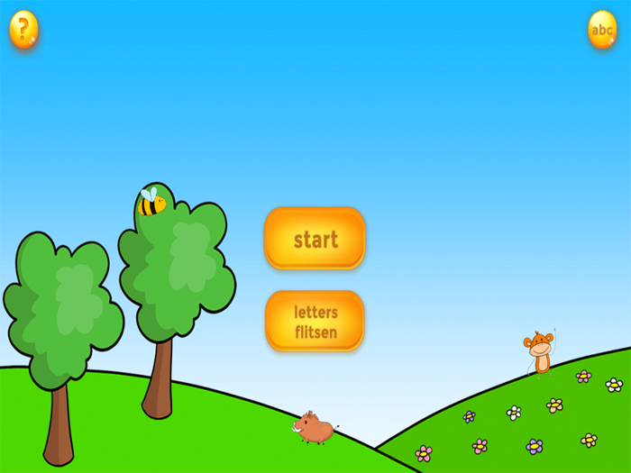 Leren lezen met aap noot lees