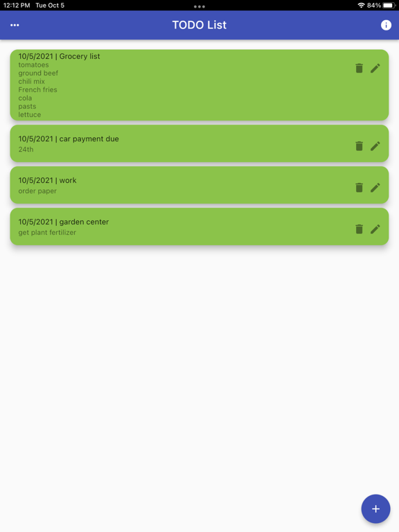 Screenshot #6 pour Quick-TODO!