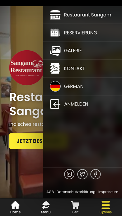 Screenshot #2 pour Restaurant Sangam