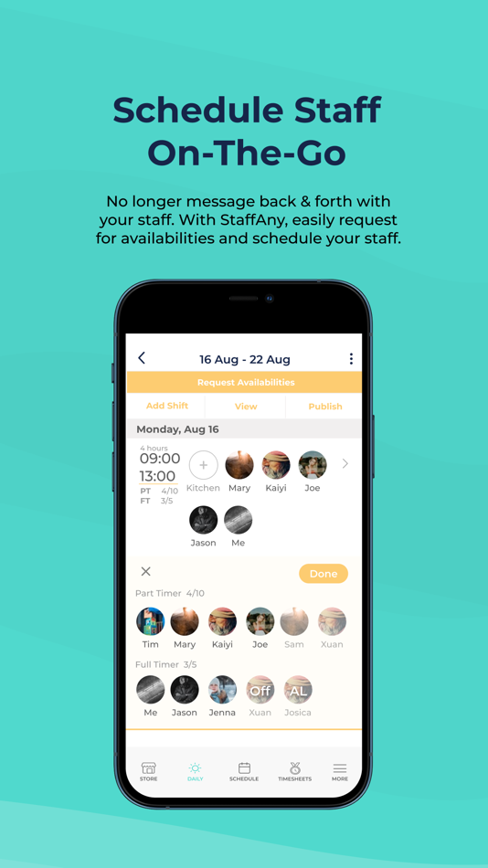 #9. StaffAny Employee Scheduling (iOS) بواسطة: StaffAny