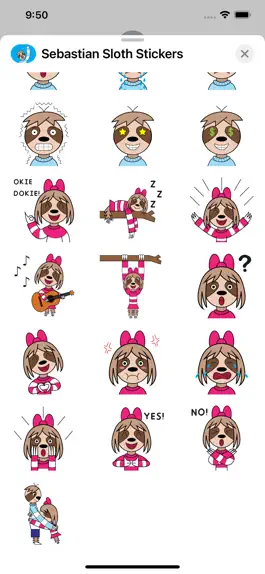 Game screenshot Sebastian Sloth Stickers hack