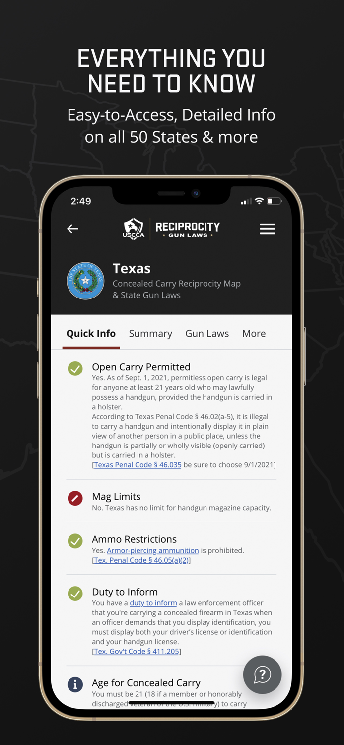 Reciprocity by USCCA