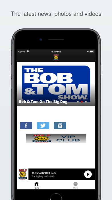 Rock 1055 The Big Dog Screenshot