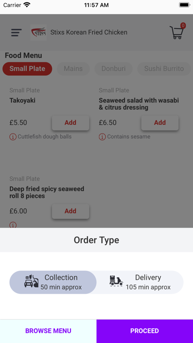 Stixs Korean Fried Chicken Screenshot