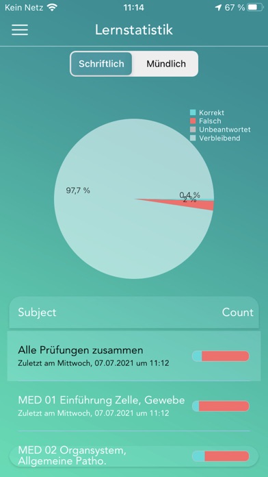 Pflege-Examen Screenshot