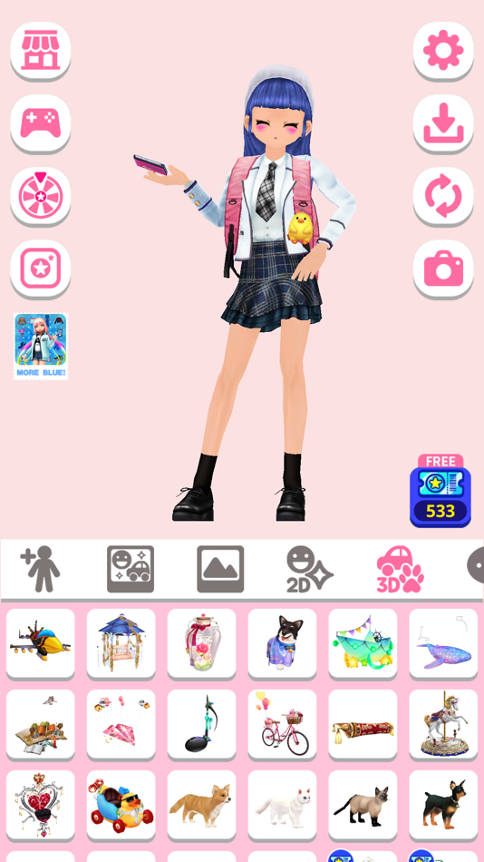 #4. Styledoll (iOS) By: KATKIT inc