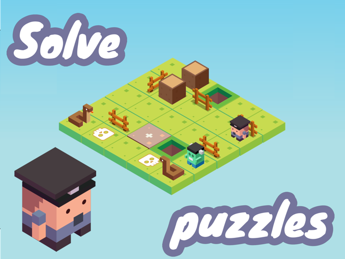 Zombie Puzzle Save the Chicks