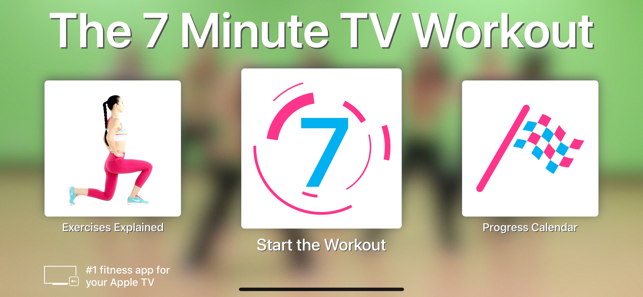 ‎7 minutters TV-trening-skjermbilde