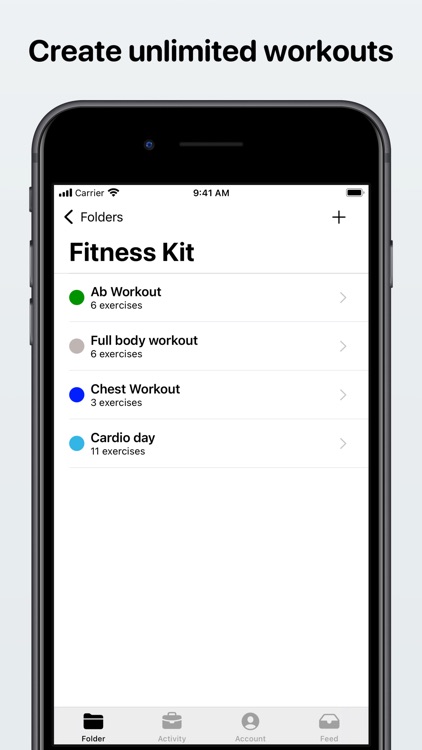 Gym log - Home workout planner