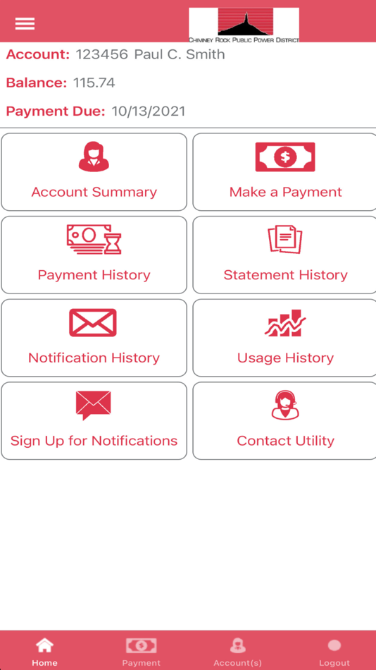 #1. Chimney Rock Public Power (iOS) Podle: Professional Computer Solutions