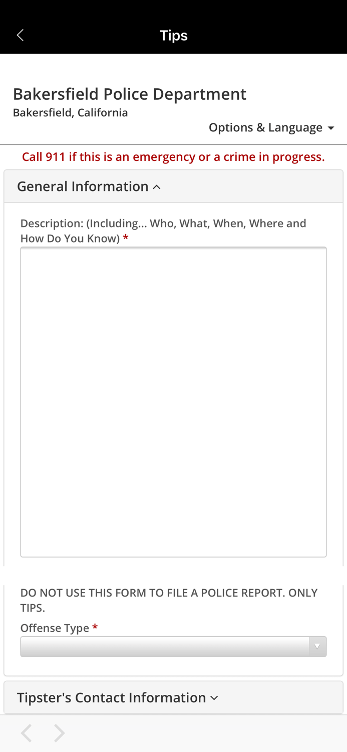 Bakersfield Police Department