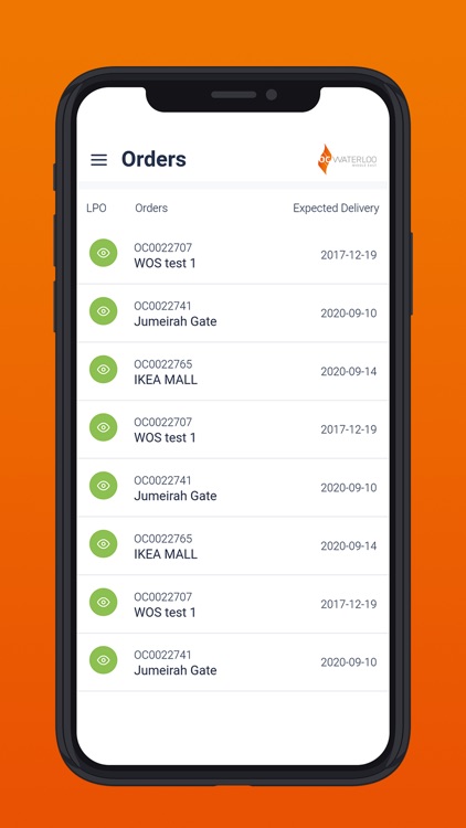 OC Waterloo Order System