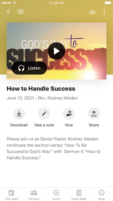 Providence Church of Cleveland Screenshot