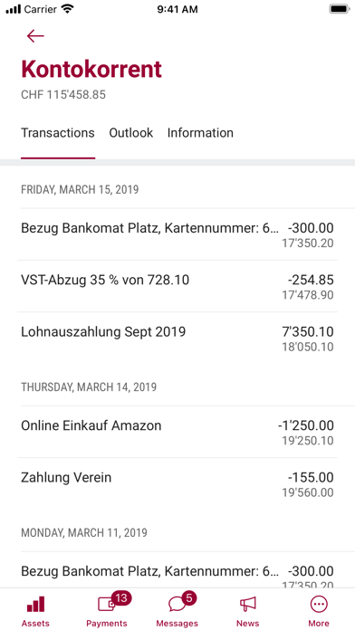 Spar- und Leihkasse Frutigen Screenshot