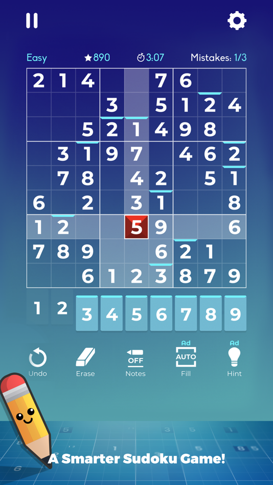#3. Sudoku Plus + (iOS) 由: INFINITY GAMES, LDA