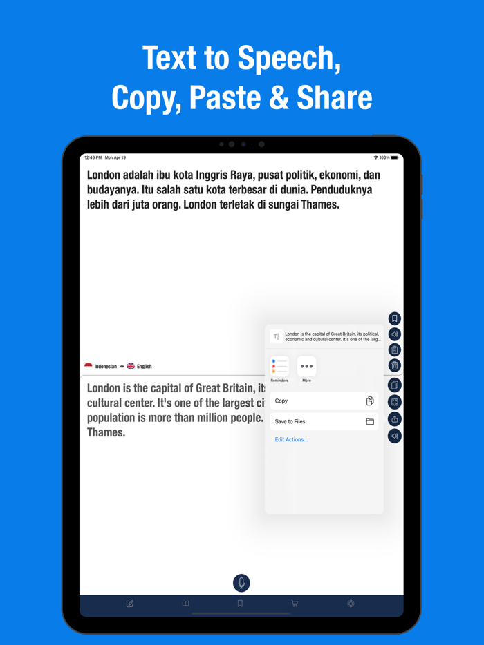 English to Indonesian.
