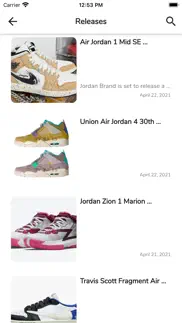 jordans out - release dates 21 iphone screenshot 3