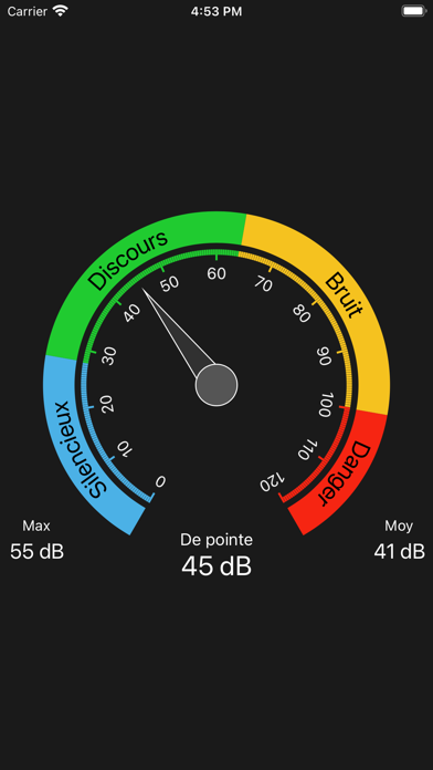 Screenshot #2 pour Decibel Meter(Sound Meter) Pro