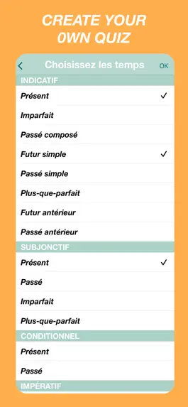 Game screenshot French Verbs Quiz hack