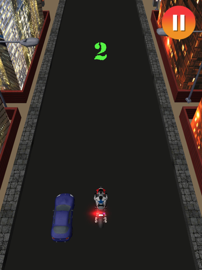 Xtreme Police Moto BIke Racer