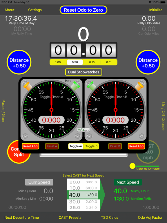 Screenshot #5 pour TSD Rally Computer