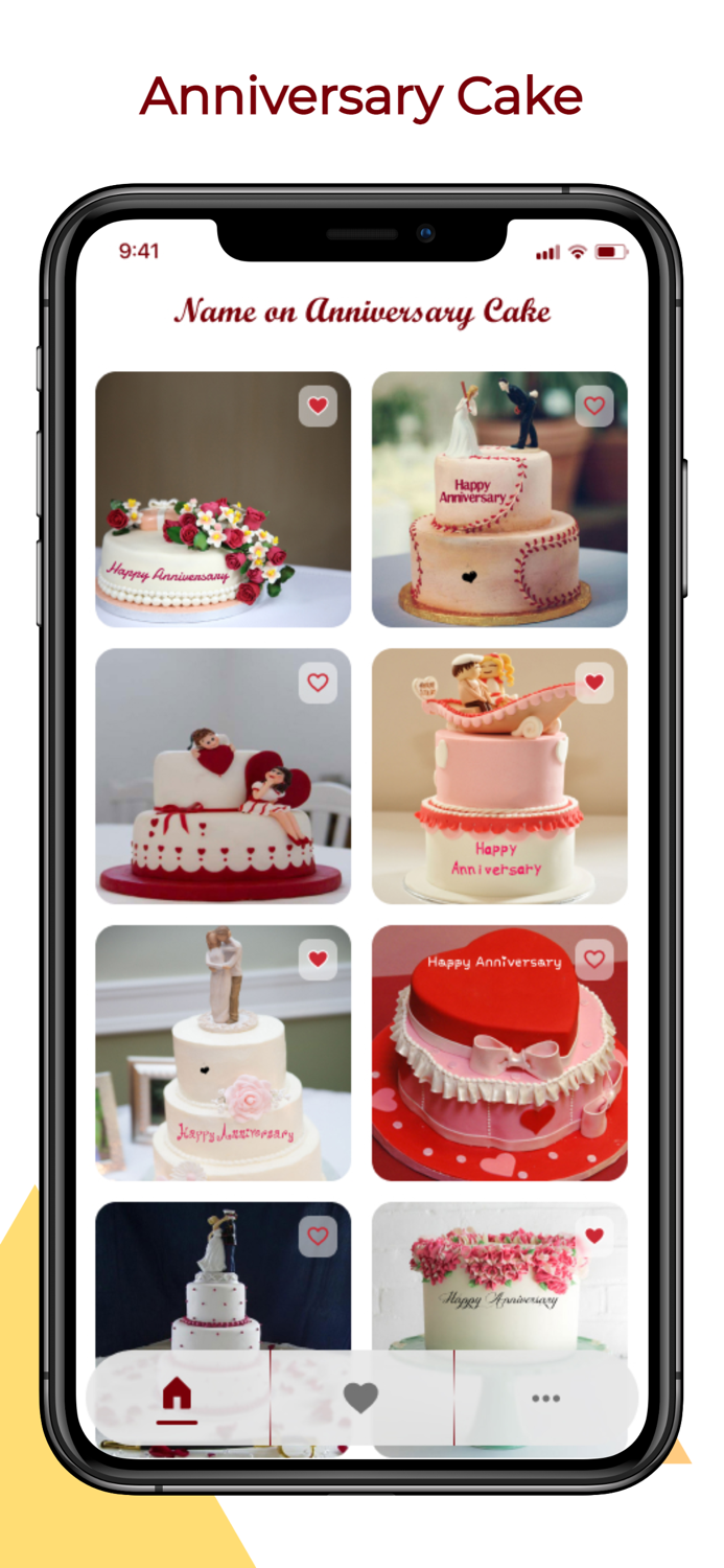 Name Anniversary Cake