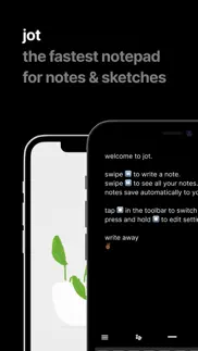 jot - fast notes iphone screenshot 1