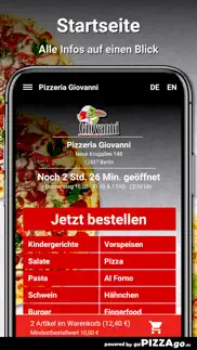 How to cancel & delete pizzeria giovanni berlin 1