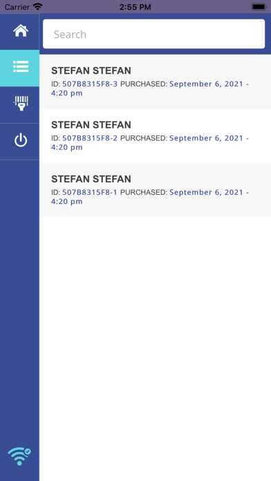 Biljett.mt Checkin Screenshot